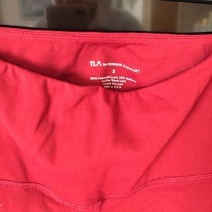 TLA Morgan Stewart red pant size small